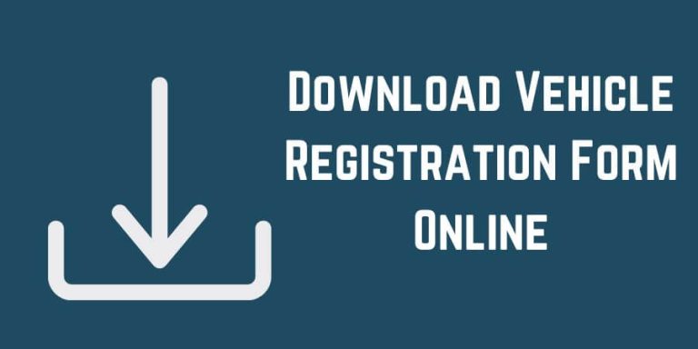 Vehicle Registration Form Online Download - From Parivahan
