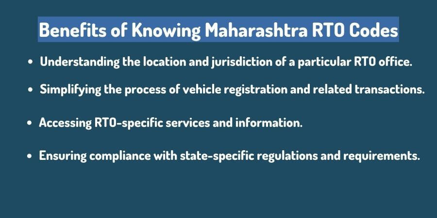 Benefits of Knowing Maharashtra RTO Codes