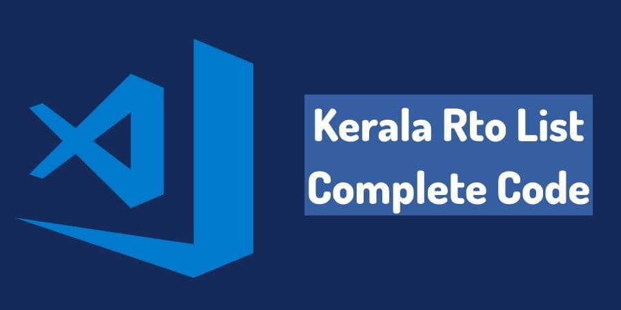 Kerala Rto List Complete Code List