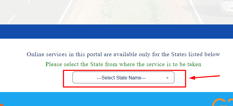 selecting state you see new page on your screen.
